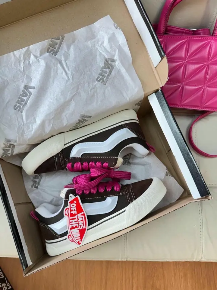 Vans Knu Skool - Coffee Pink Suede