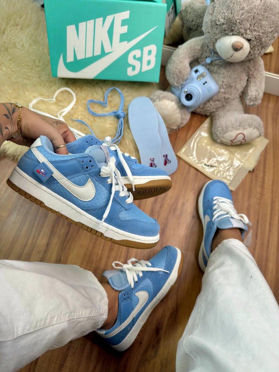 Dunk Low Teddy - Blue Women's