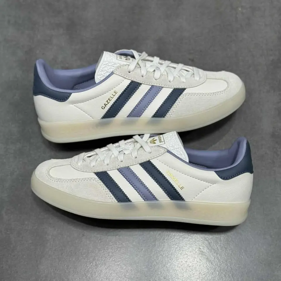 Adidas Gazelle Indoor - White Blue
