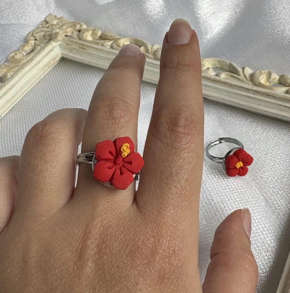 Hibisco Rojo · Anillo