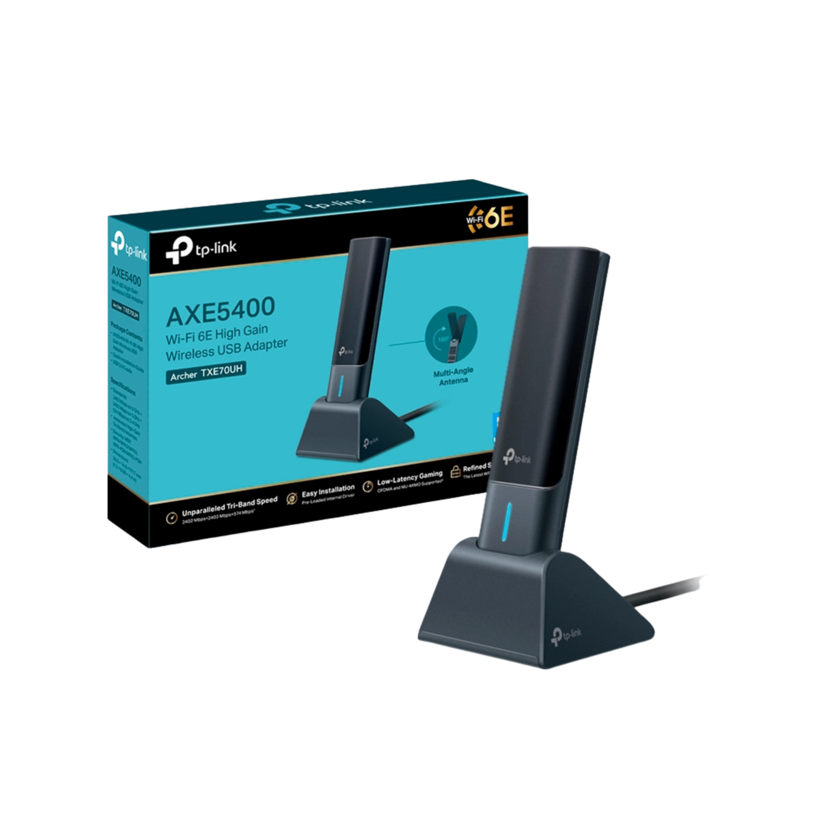 Receptor wifi USB TP-LINK TXE70UH | AX5400, WiFi 6E