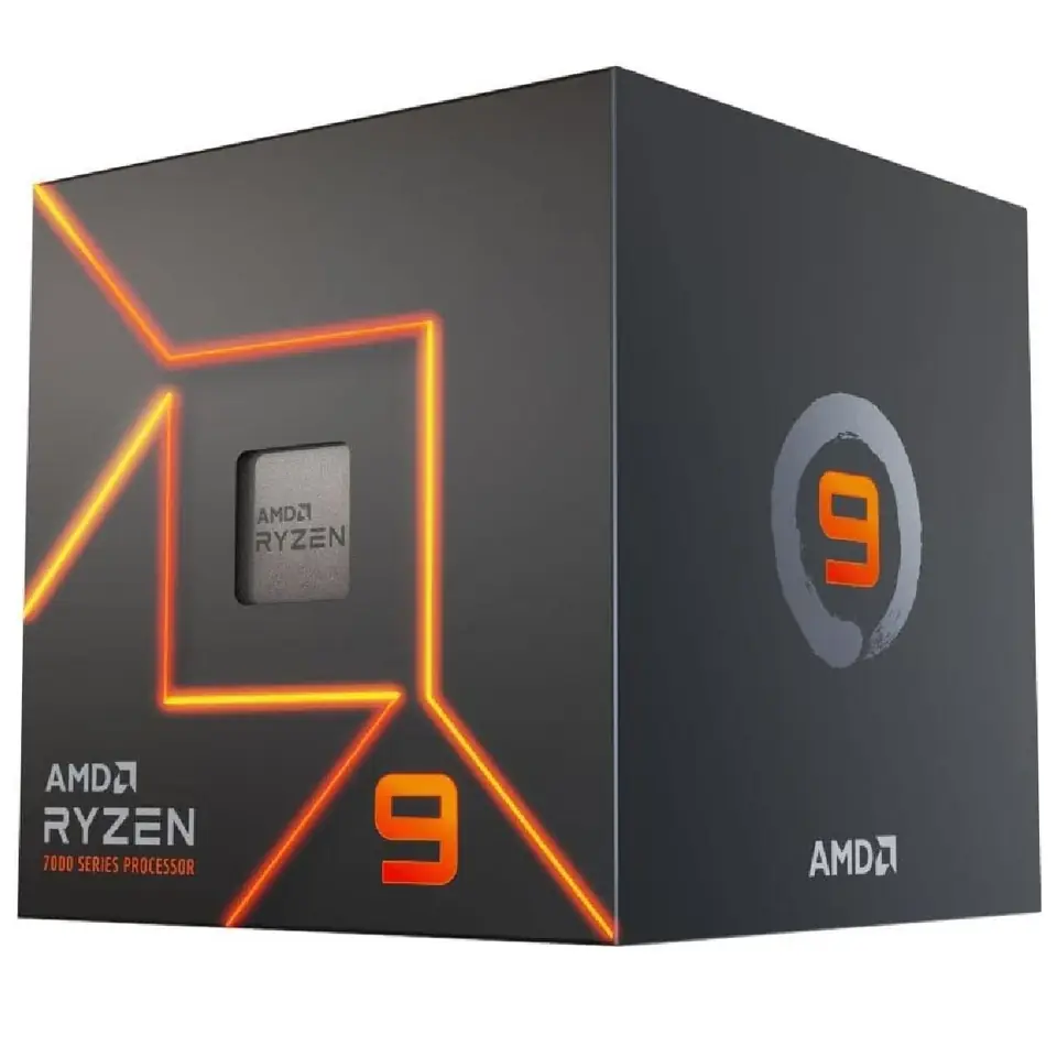 Procesador  Amd Ryzen 9 7900 Am5 Box Sin/fan