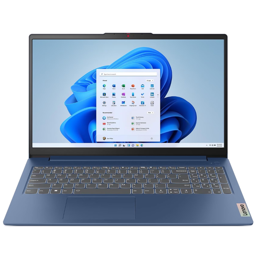 Notebook Lenovo Core i3 3.8Ghz, 8GB, 256GB SSD, 15.6" FHD Win 11