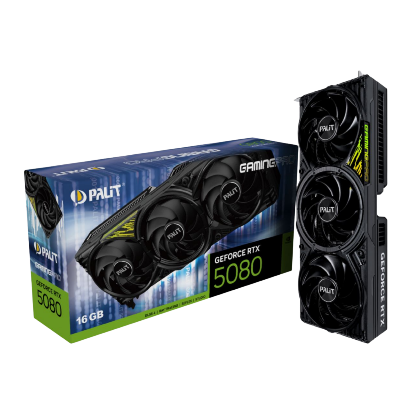 Tarjeta de Video Palit RTX 5080 Gaming Pro x3 16GB