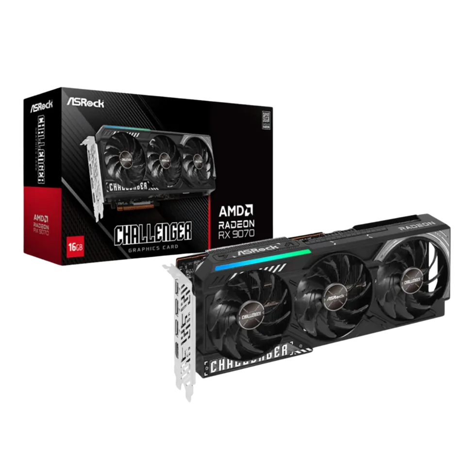 Tarjeta de Video Asrock Radeon Rx9070 Challenger 16GB D6