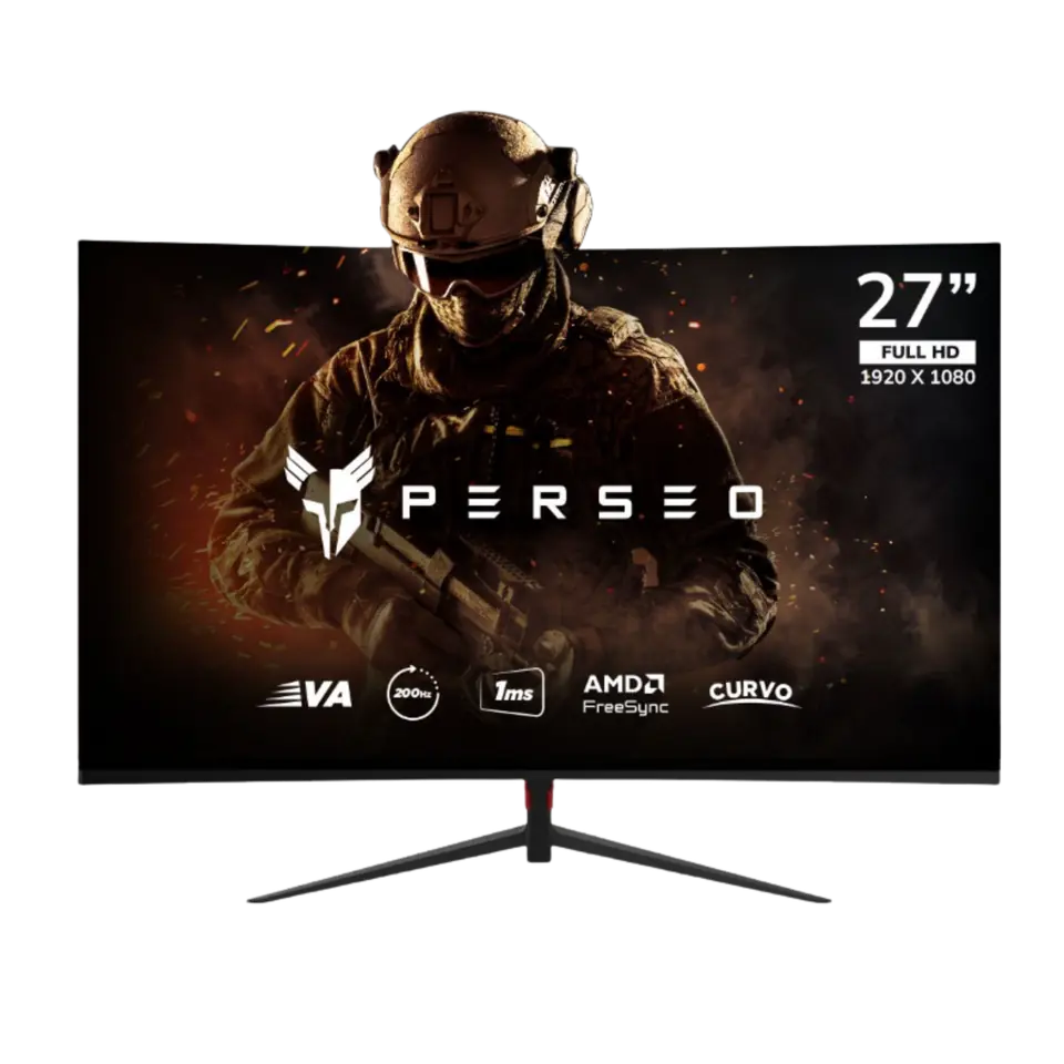Monitor Gamer Perseo Curvo 27" FHD 200hz