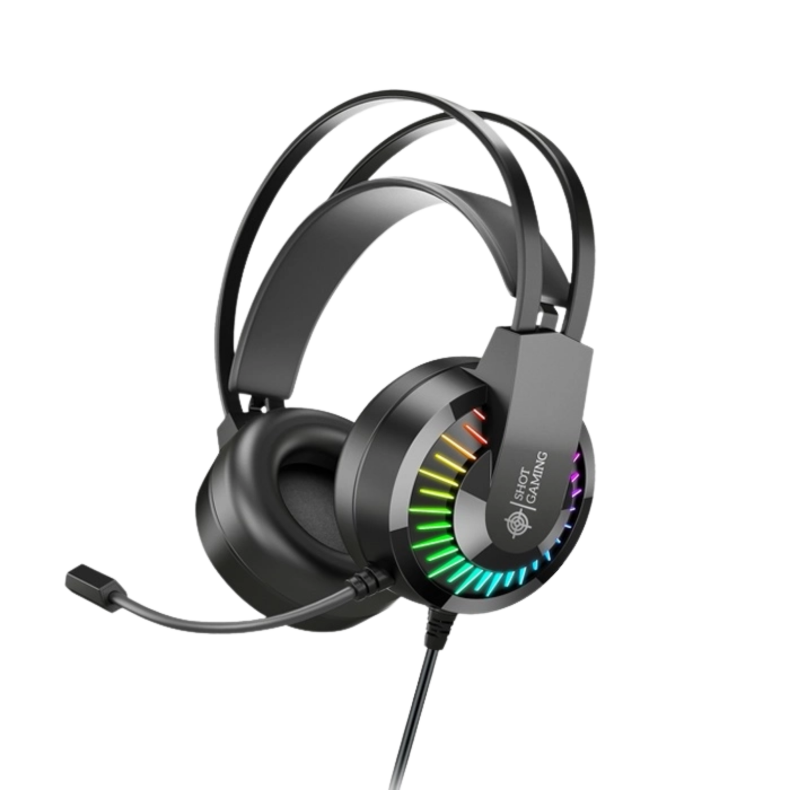 Auricular Shot Gaming GT68 Con Micrófono RGB 7.1