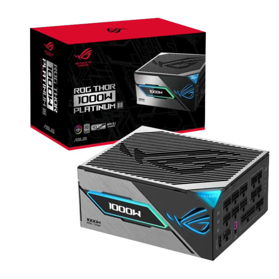 Fuente Asus ROG Thor 1000P3 Gaming 1000W 80 Plus Platinum ATX 3.1