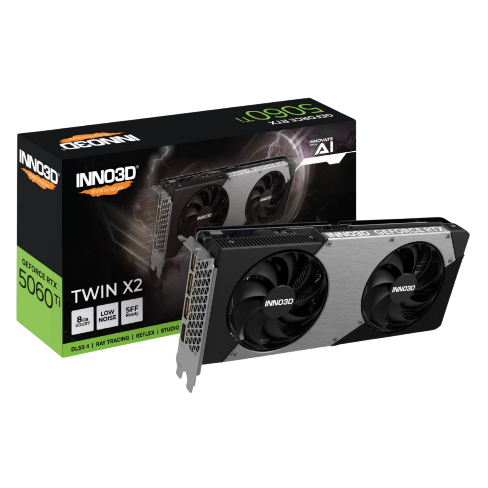Tarjeta de Video INNO3D RTX 5060ti Twin X2 8GB D7
