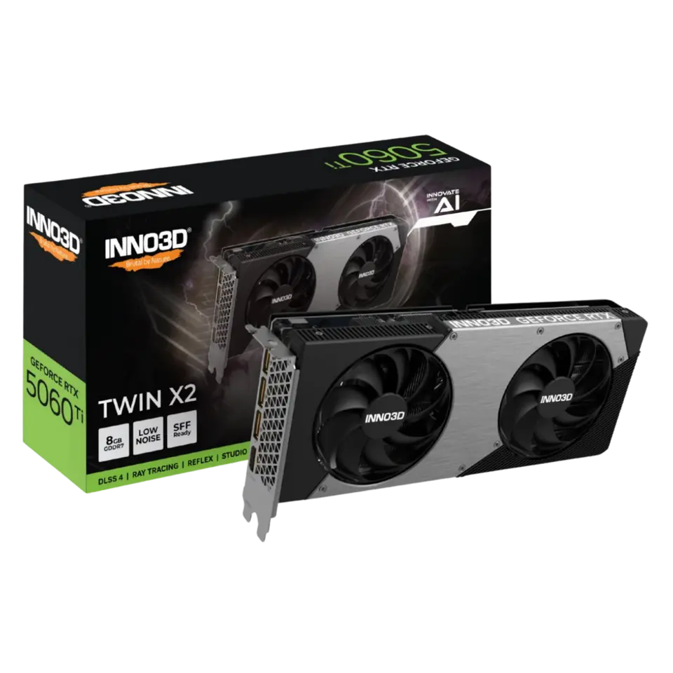 Tarjeta de Video INNO3D RTX 5060ti Twin X2 8GB D7