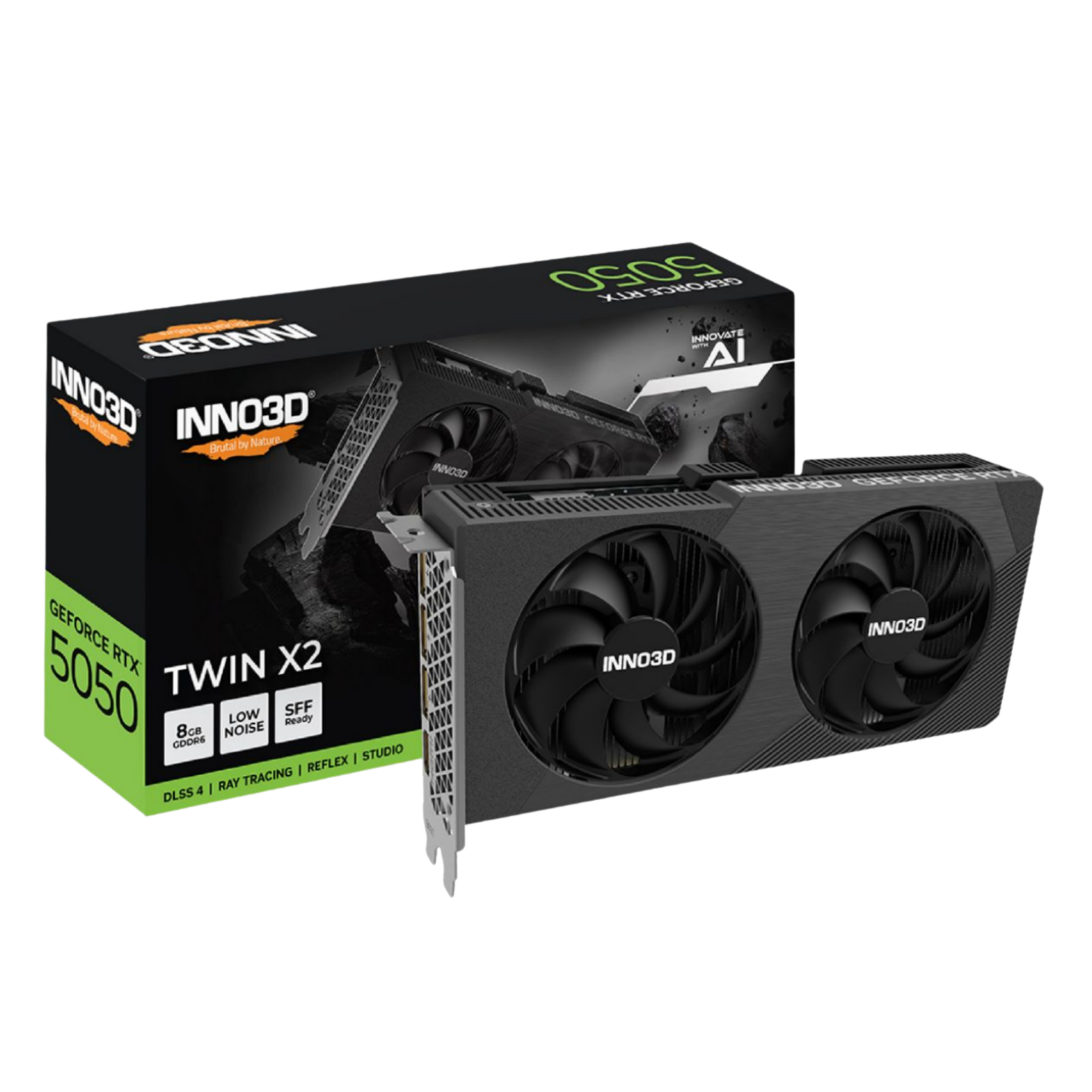 Tarjeta de Video INNO3D RTX 5050 8GB Twin X2