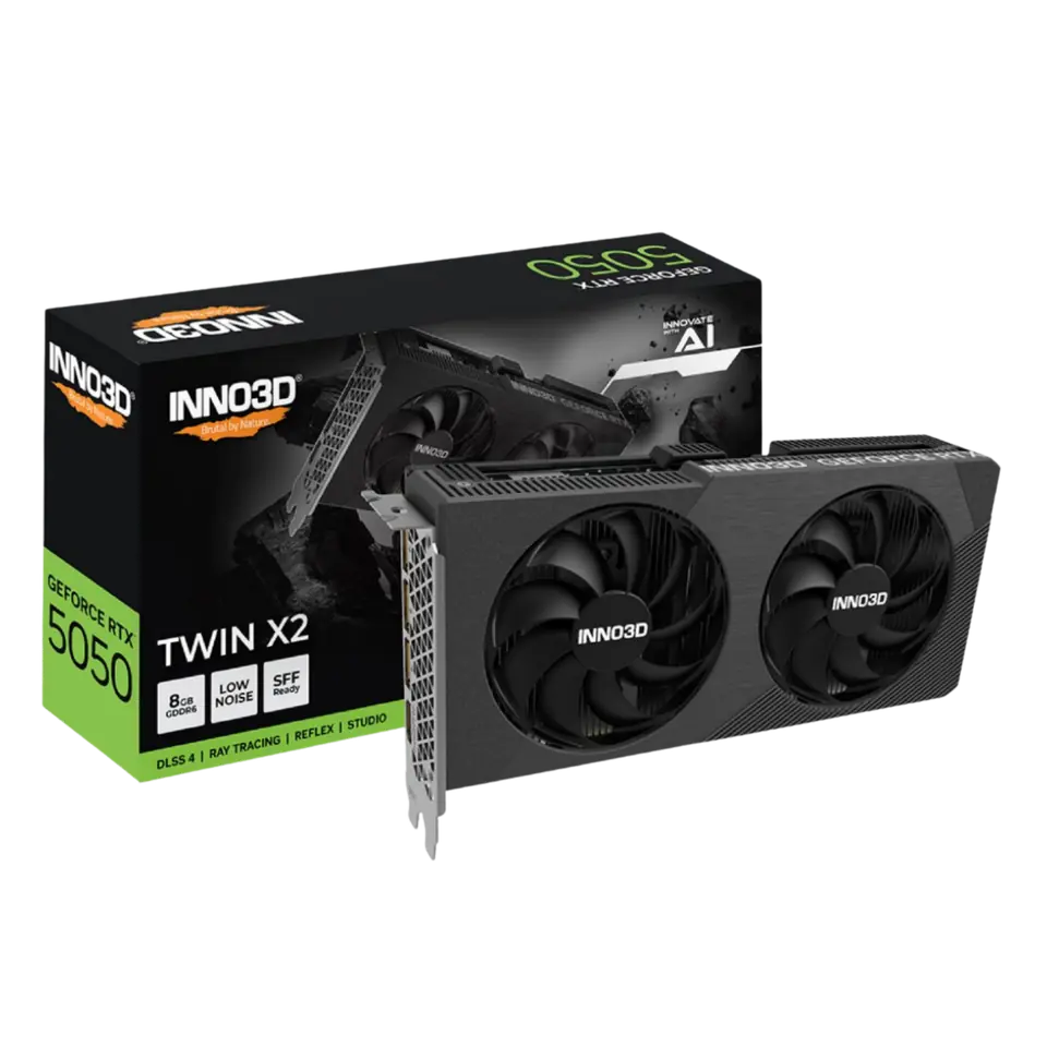 Tarjeta de Video INNO3D RTX 5050 8GB Twin X2