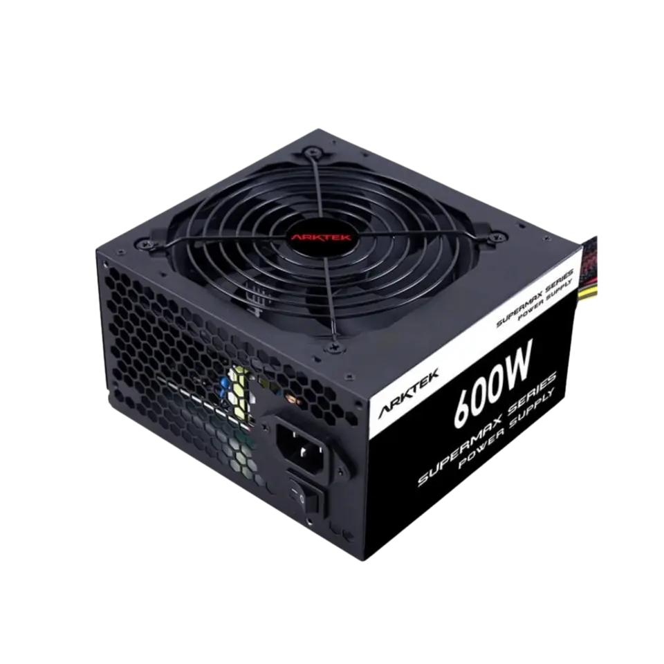 Fuente de Poder Arktek ATX 600W 80 Plus White