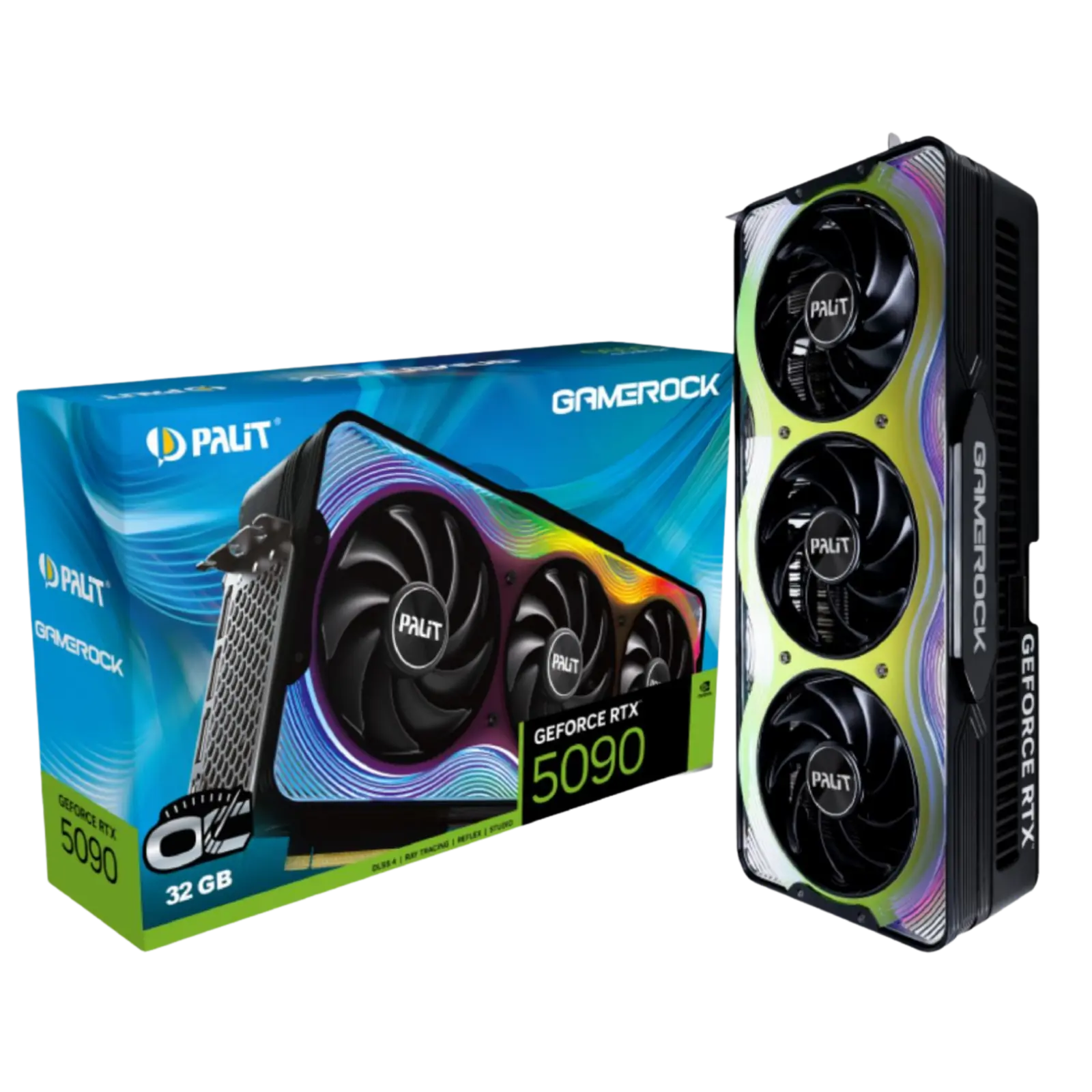 Tarjeta de Video Palit RTX 5090 GameRock OC 32GB D7