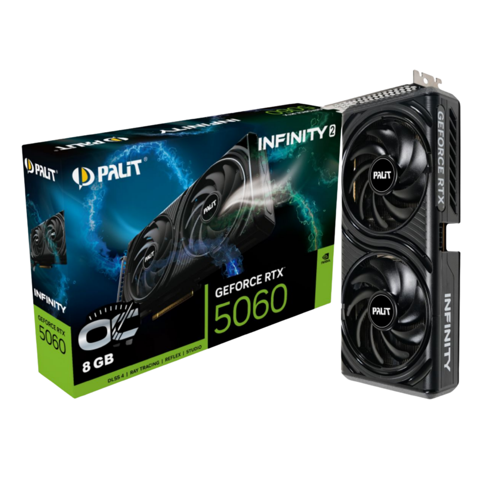 Tarjeta de Video Palit RTX 5060 Infinity 2 OC 8GB D7