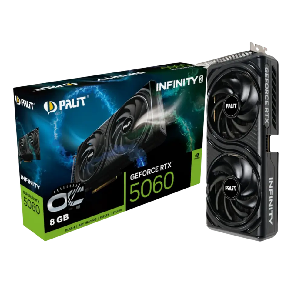 Tarjeta de Video Palit RTX 5060 Infinity 2 OC 8GB D7
