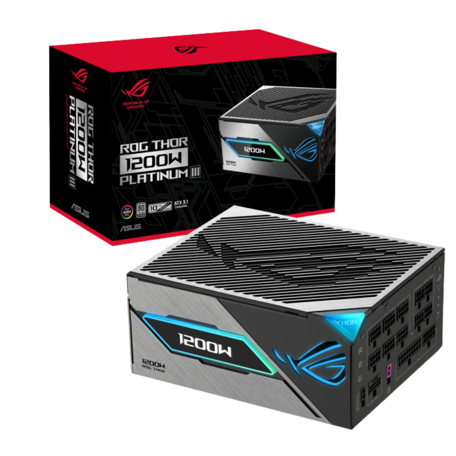 Fuente Asus ROG Thor 1200P3 Gaming 1200W 80 Plus Platinum ATX 3.1