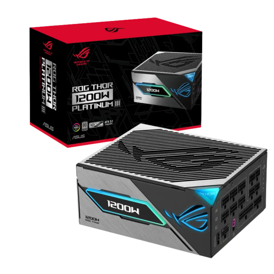 Fuente Asus ROG Thor 1200P3 Gaming 1200W 80 Plus Platinum ATX 3.1