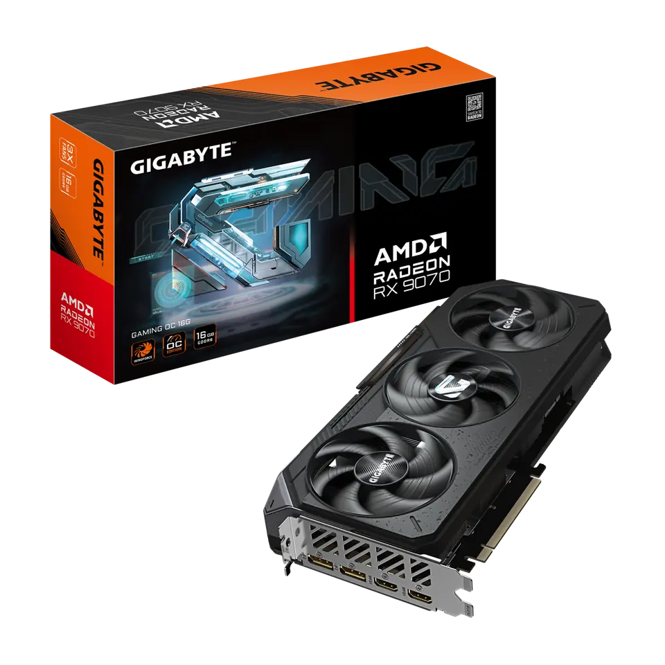 Tarjeta de Video Gigabyte Radeon RX 9070 Gaming 16GB