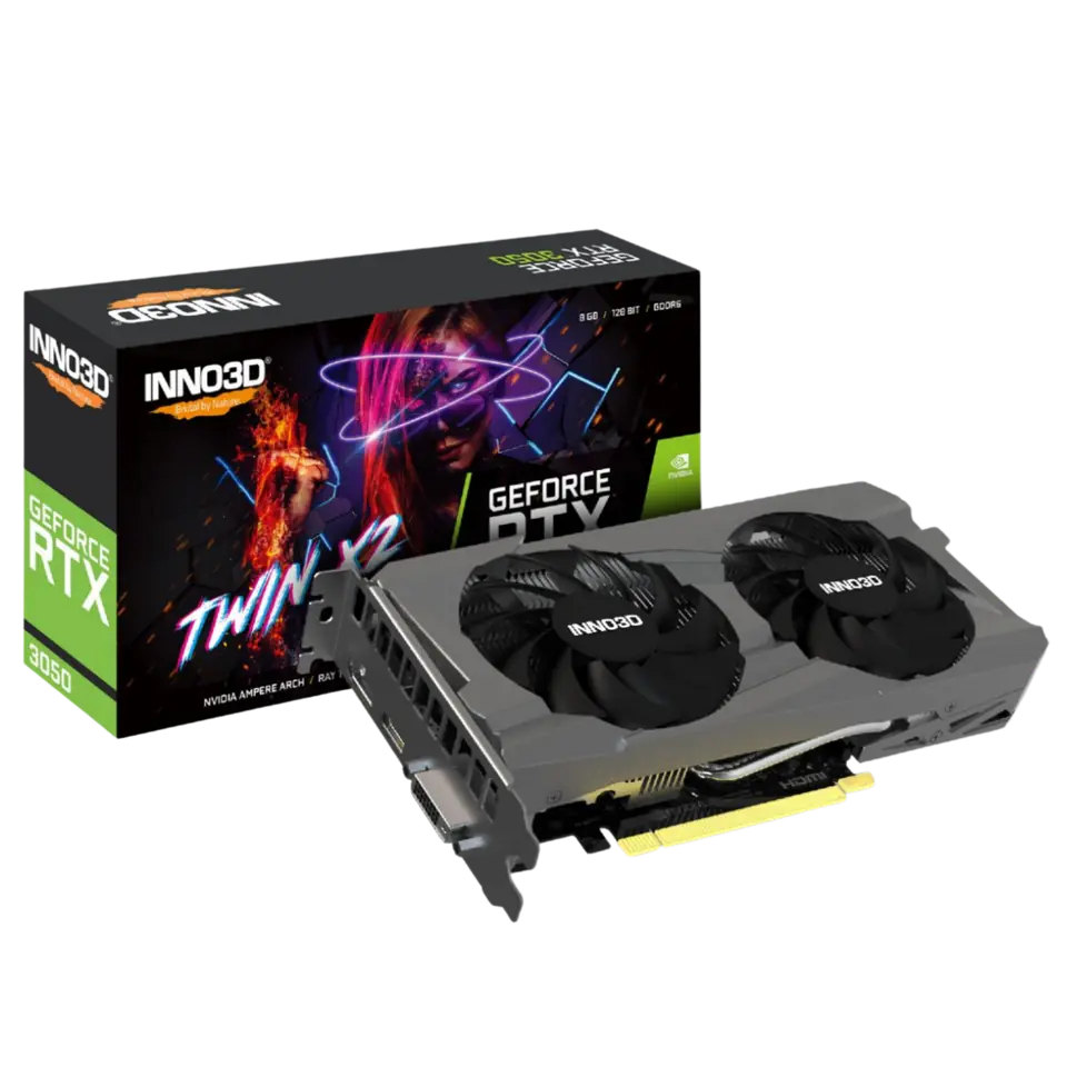 Tarjeta de Video INNO3D RTX 3050 8GB Twin X2