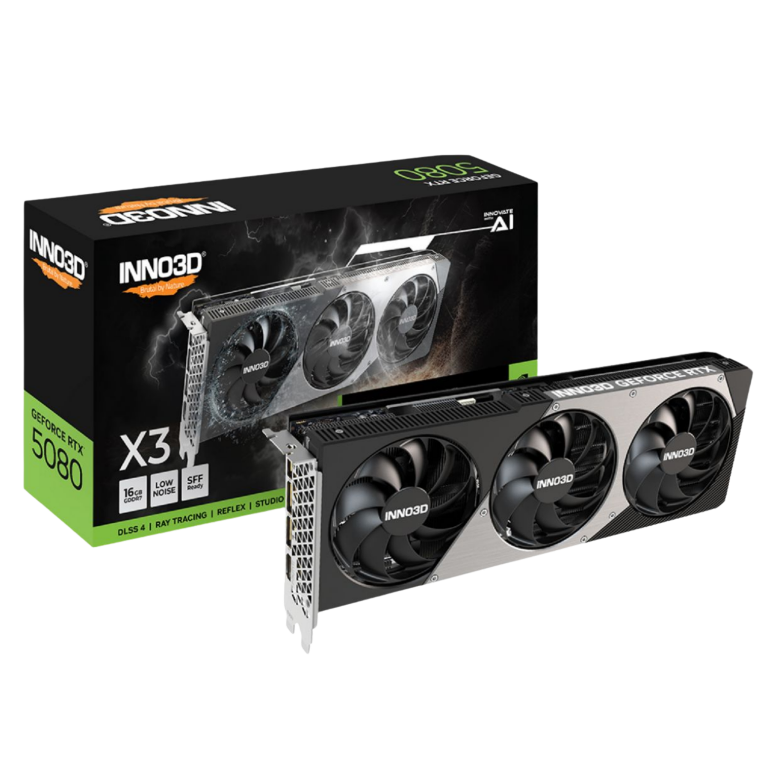 Tarjeta de Video INNO3D RTX 5080 x3 16GB D7