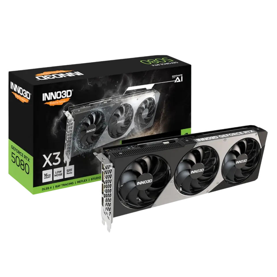 Tarjeta de Video INNO3D RTX 5080 x3 16GB D7