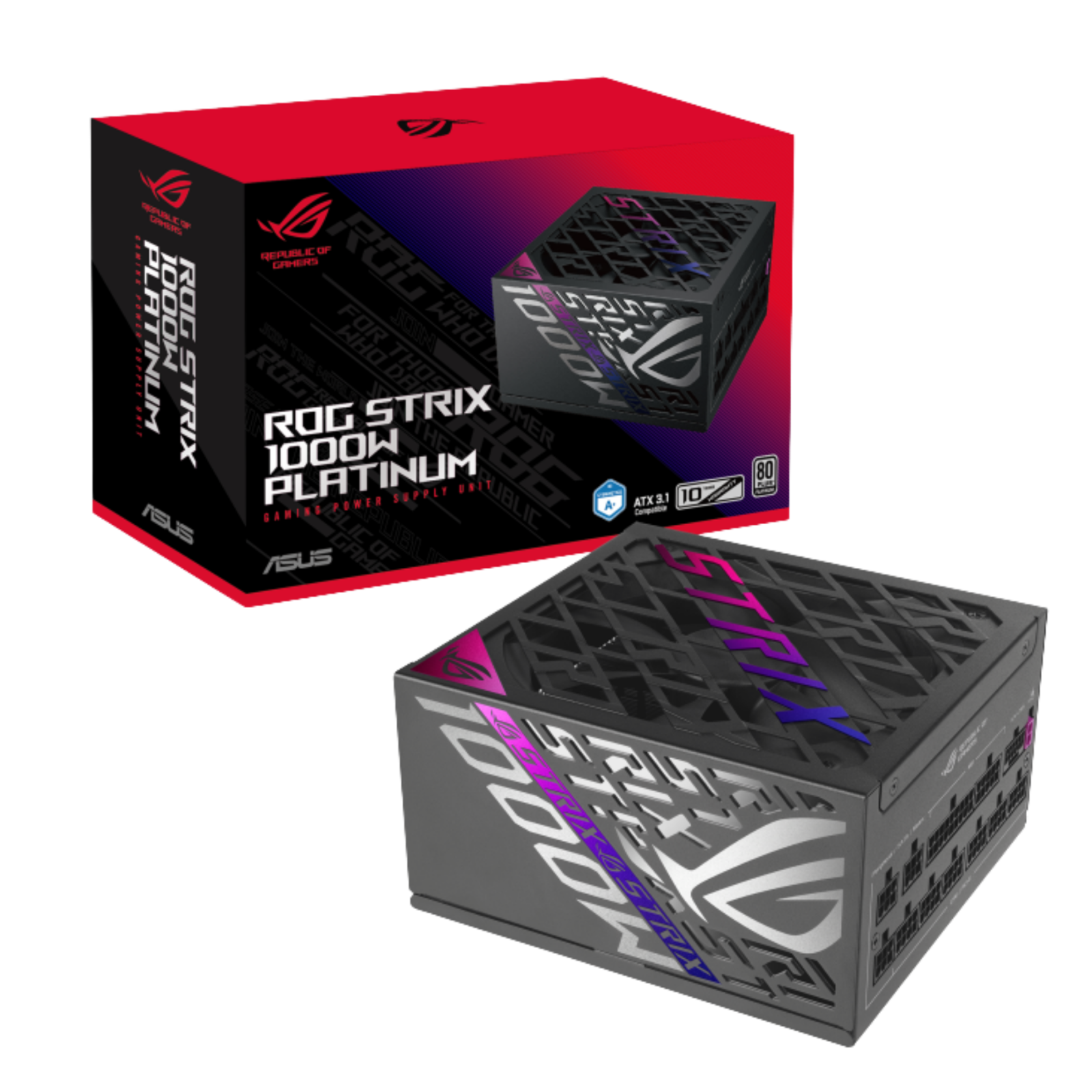 Fuente Asus ROG Strix 1000P Gaming 1000W 80 Plus Platinum ATX 3.1