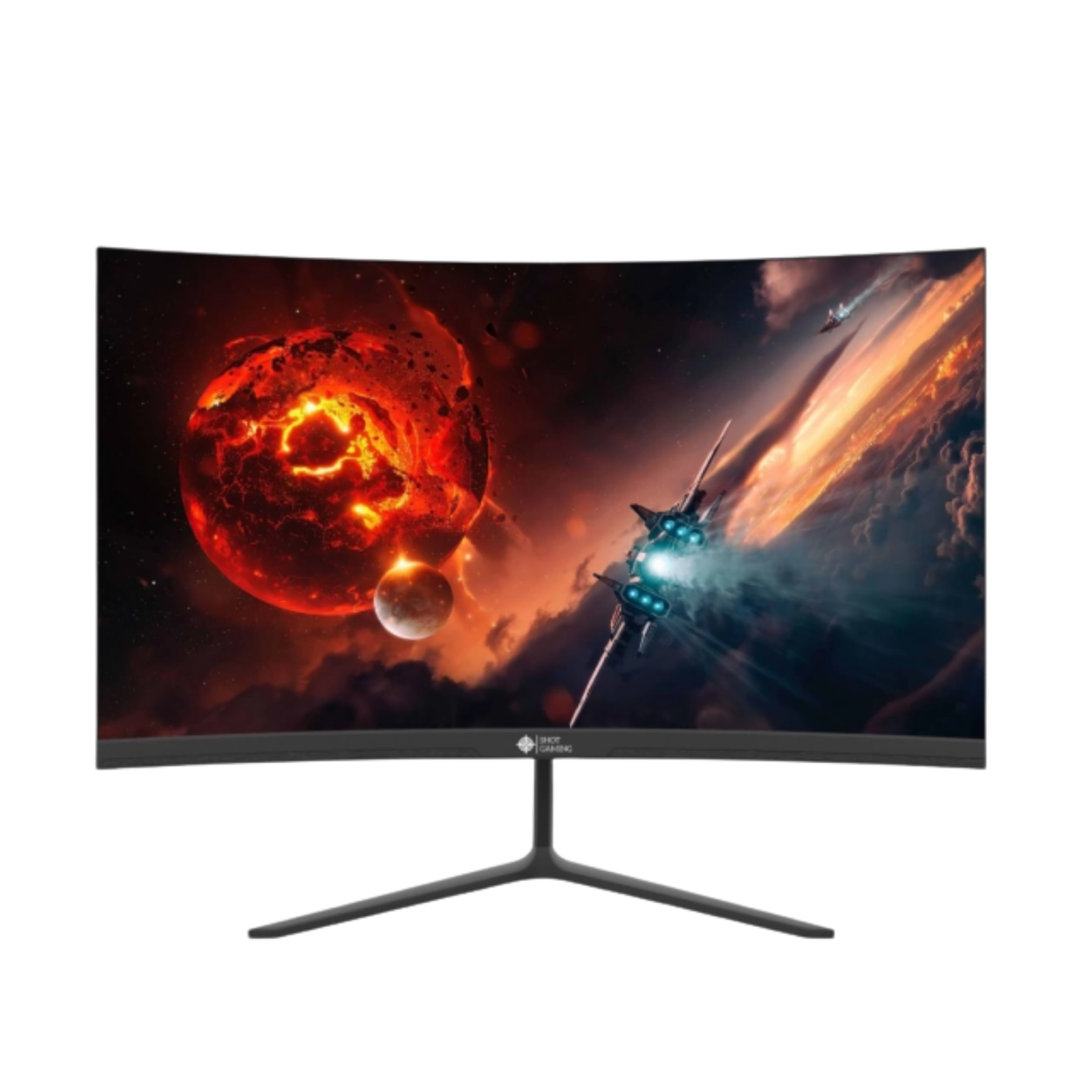 Monitor Curvo Shot Gaming FHD, 23.8", 100 Hz