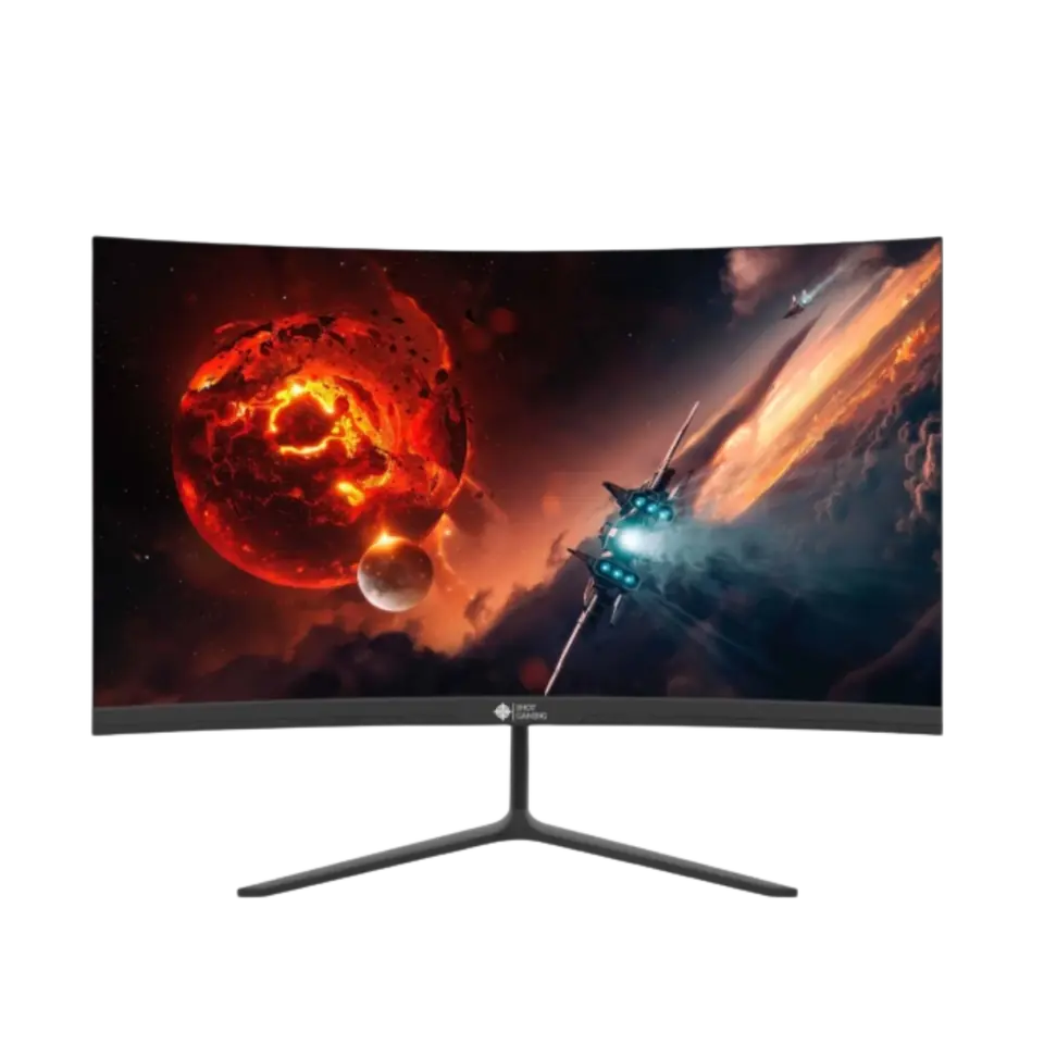 Monitor Curvo Shot Gaming FHD, 23.8", 100 Hz