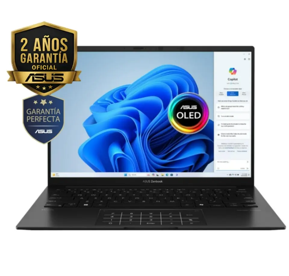 Notebook Asus Zenbook Ryzen AI 7 445 4.6Ghz, 16GB, 1TB SSD, 14" OLED, Win 11