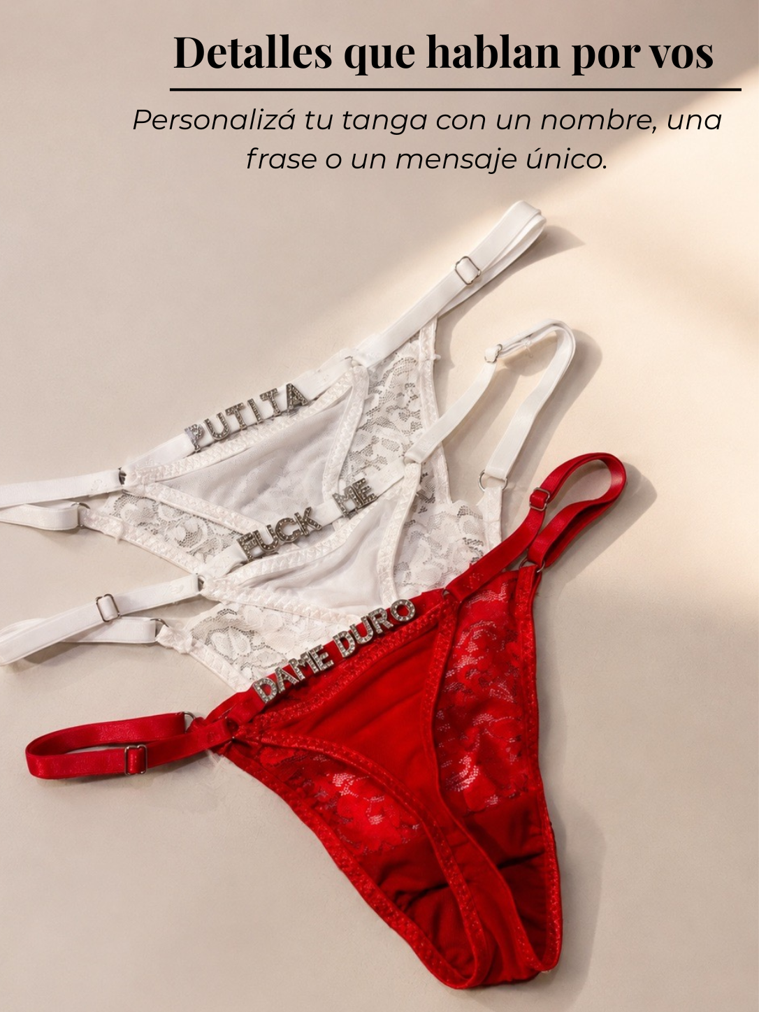 Tangas Personalizadas