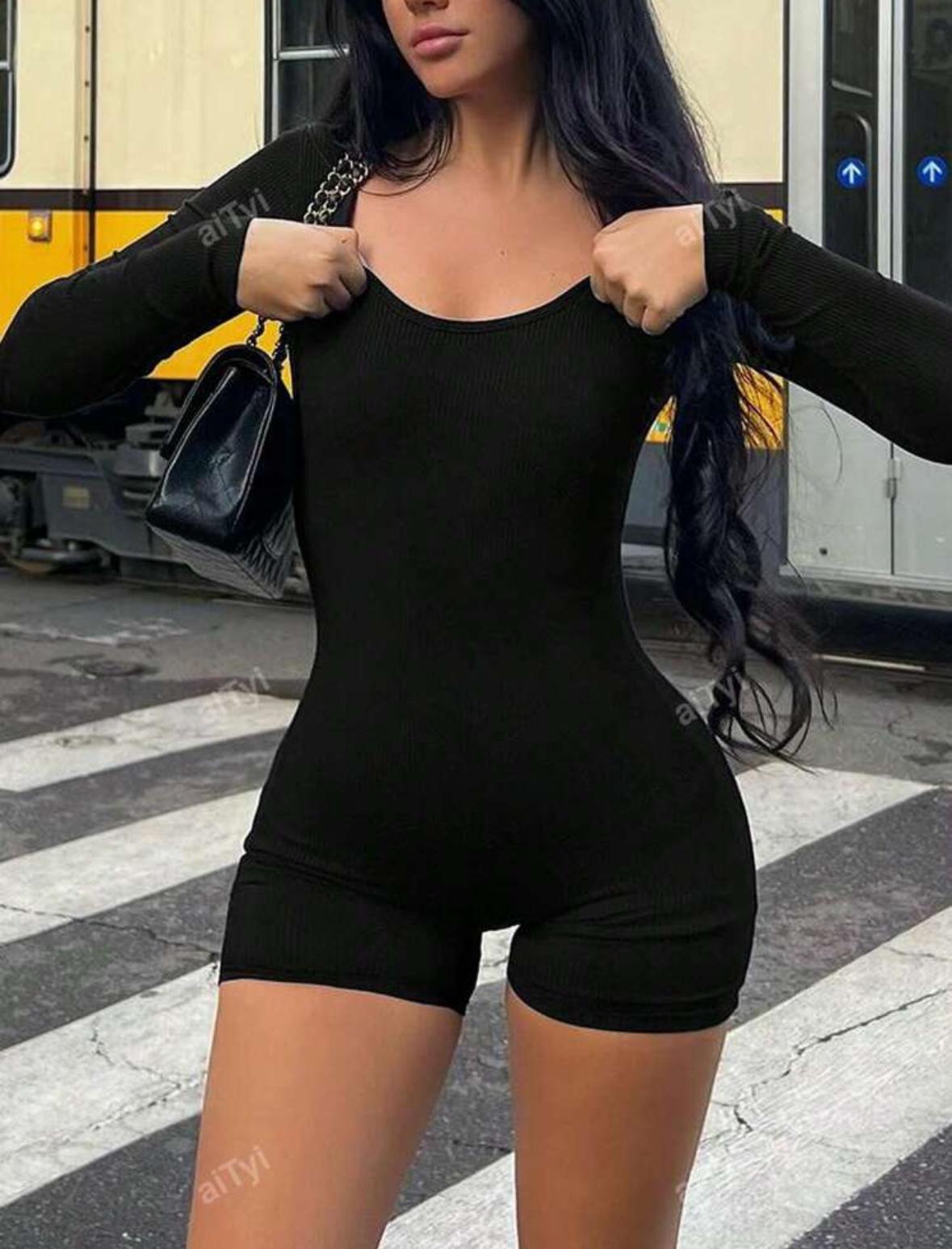 Catsuit long sleeve Pia