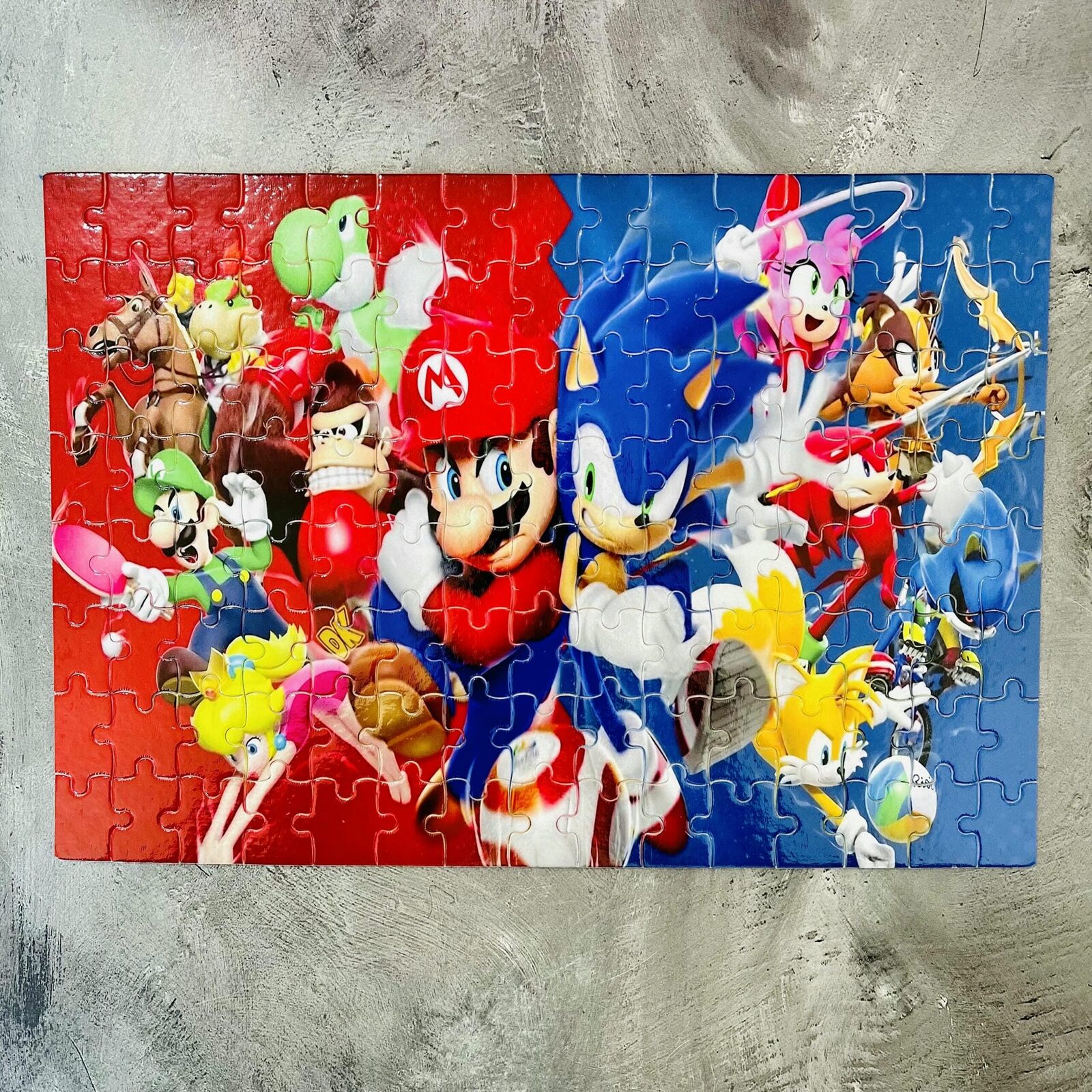 Puzzle Mario y Sonic