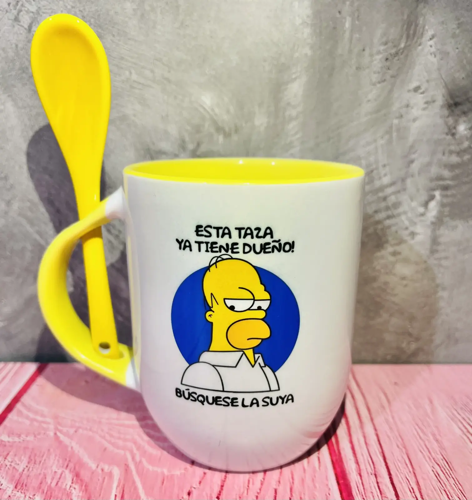 Taza Homero No Toque mi Taza