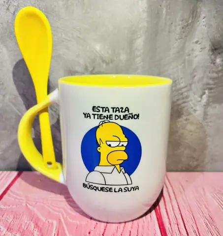 Taza Homero No Toque mi Taza