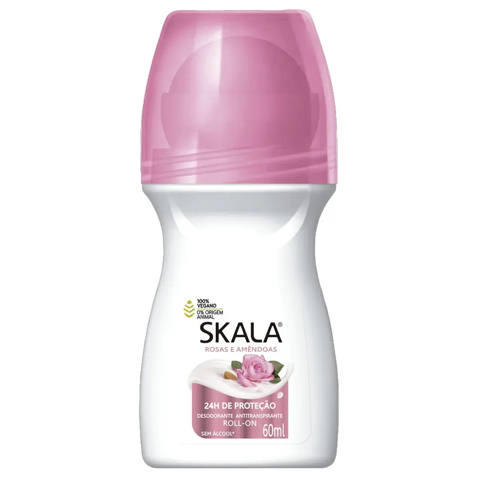 DESODORANTE SKALA ROLL ON 60 ML ROSAS Y ALMENDRAS