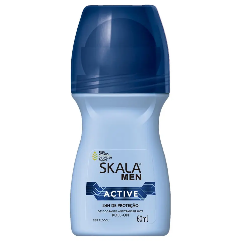 DESODORANTE SKALA ROLL ON 60 ML ACTIVE MEN