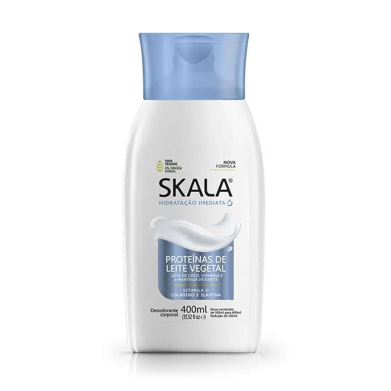 CREMA CORPORAL SKALA HIDRATANTE PROTEINA DE LECHE VEGETAL 400ML (100% VEGANO)