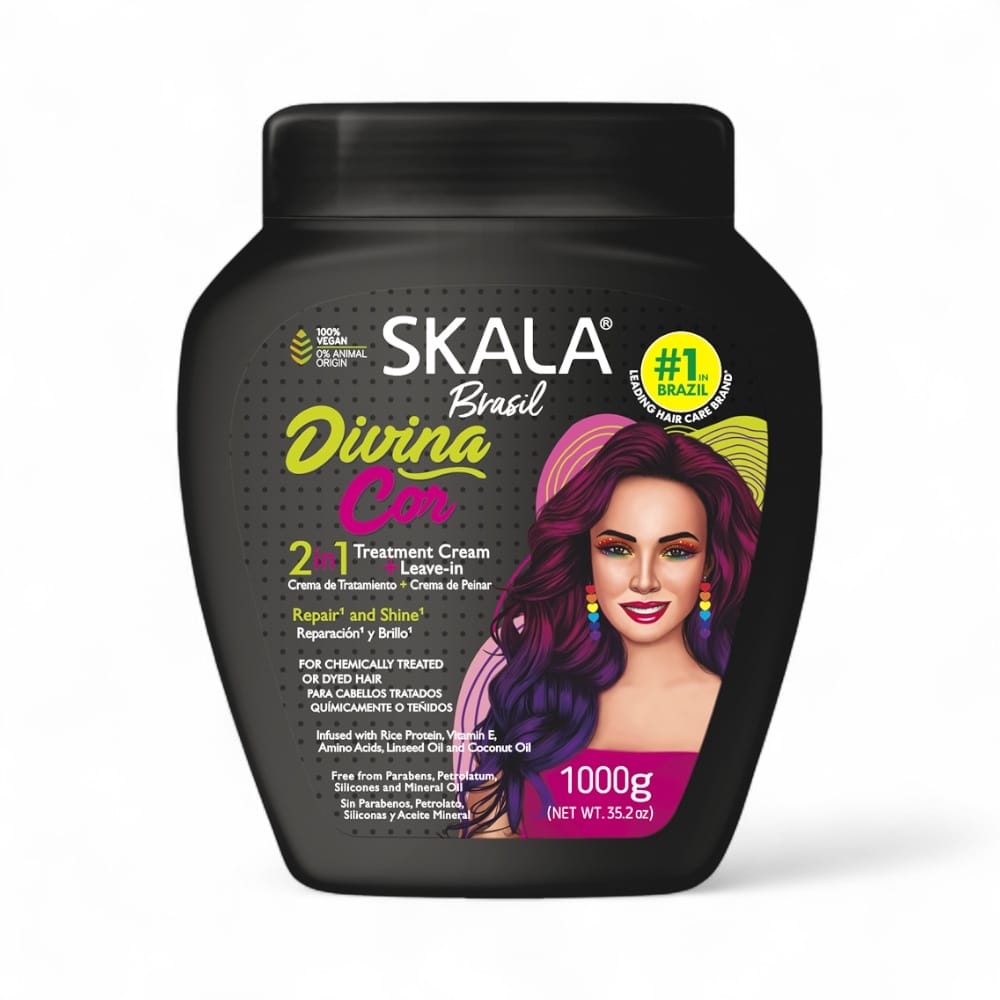 Crema de Tratamiento Skala Divina Cor para cabellos teñidos o tratados 1KG