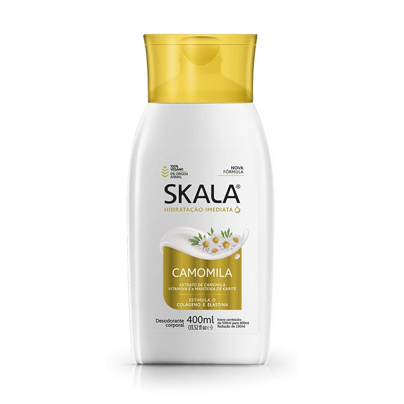 CREMA CORPORAL SKALA HIDRATANTE MANZANILLA 400ML (100% VEGANO)