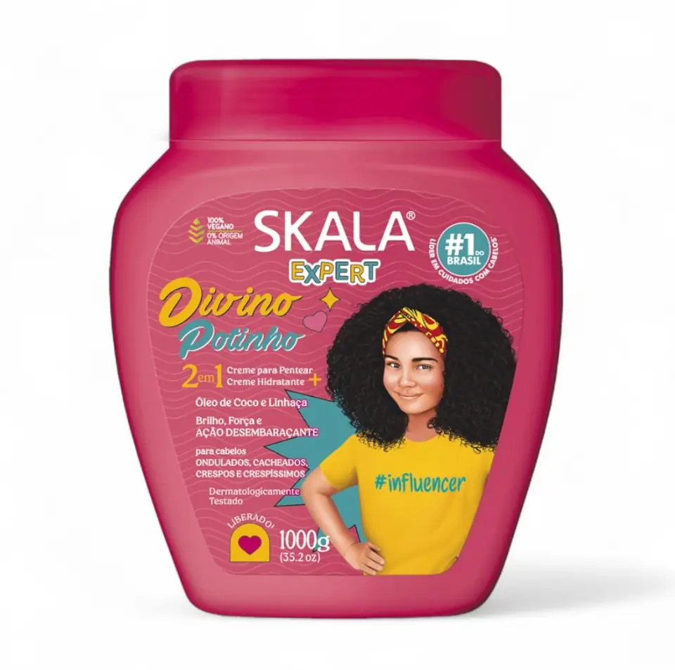 Crema de Tratamiento Skala Kid Divino Potinho 1KG Nutrición
