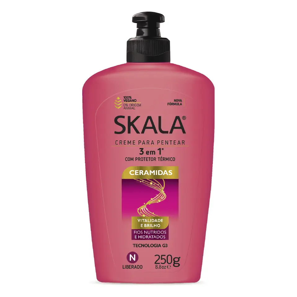 MINI CREMA DE PEINAR SKALA CERAMIDAS CON PROTECTOR TERMINO (NUTRICION)