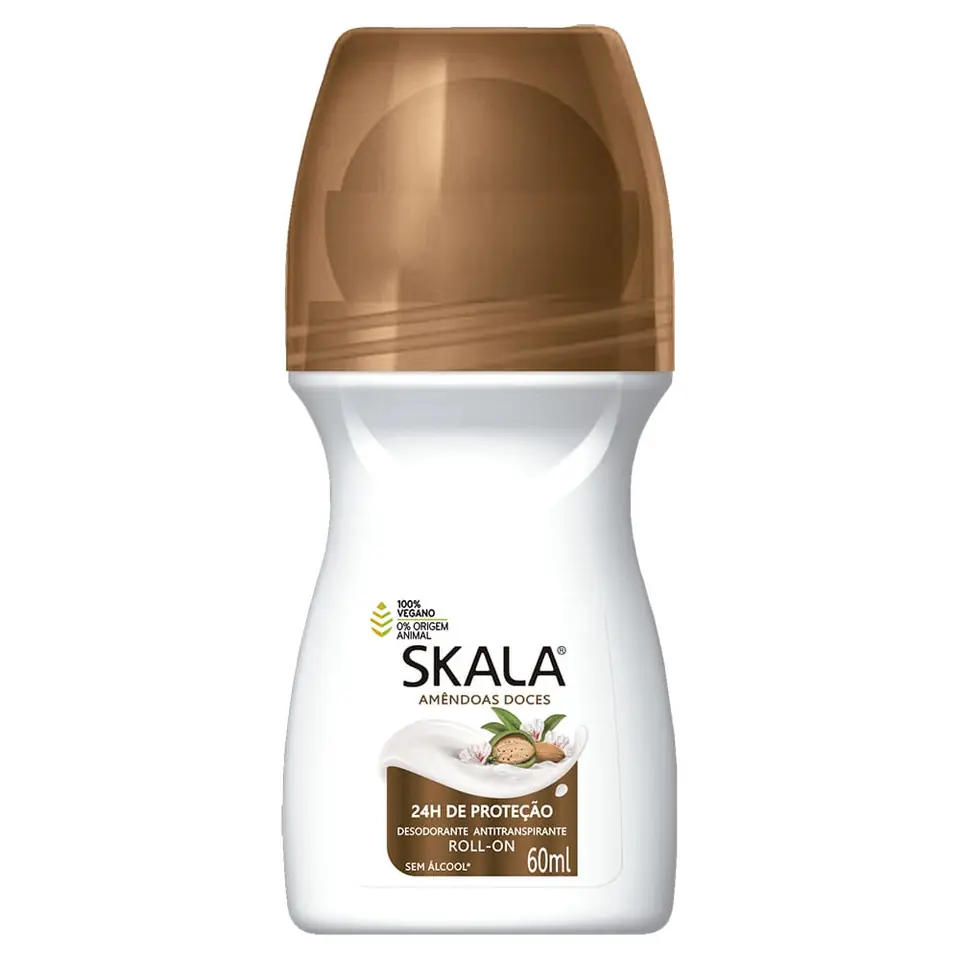 DESODORANTE SKALA ROLL ON 60ML ALMENDRAS DULCES (AMENDOAS DOCES)