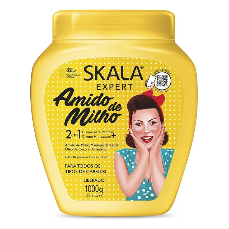 CREMA DE TRATAMIENTO SKALA AMIDO DE MILHO 2 EN 1 (NUTRICION)
