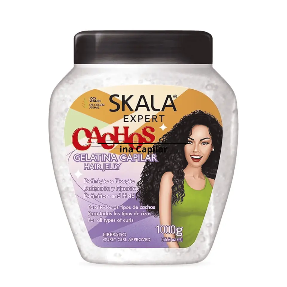Gelatina Skala Gel Para Cabellos Rulos Y Crespos Antifrizz