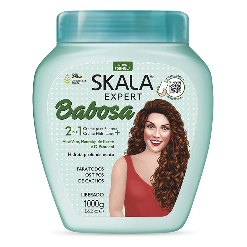 CREMA DE TRATAMIENTO BABOSA HIDRO NUTRITIVO ALOE VERA 1KG (HIDRATACION) PARA CABELLO SECO Y CON FRIZZ
