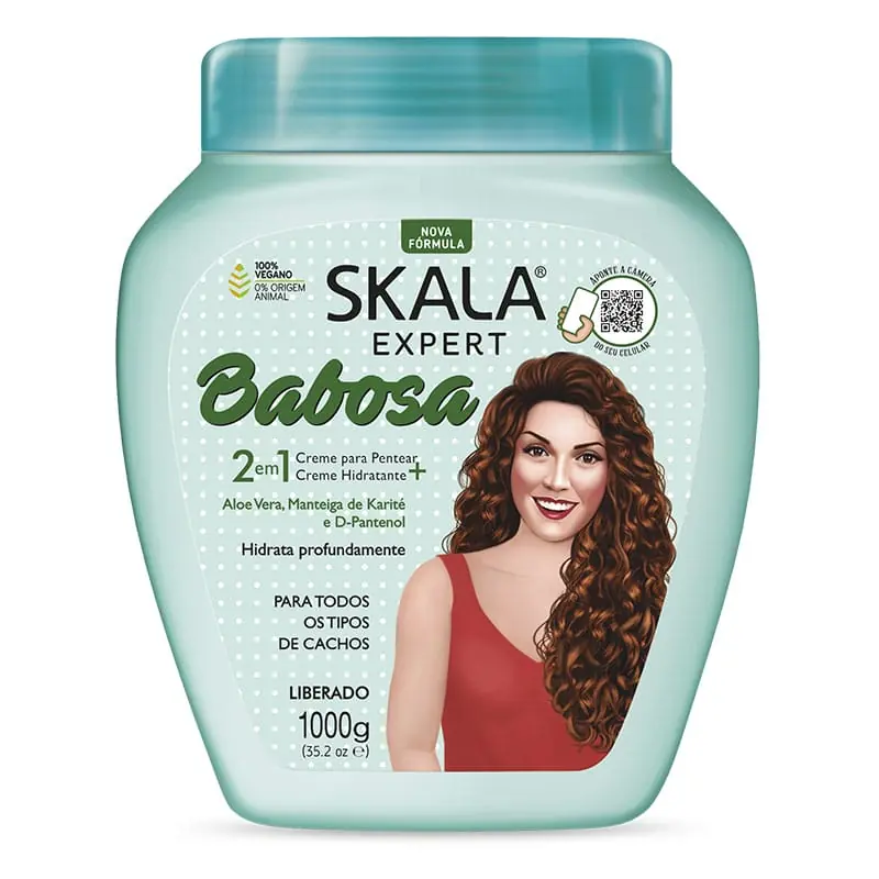 CREMA DE TRATAMIENTO BABOSA HIDRO NUTRITIVO ALOE VERA 1KG (HIDRATACION) PARA CABELLO SECO Y CON FRIZZ