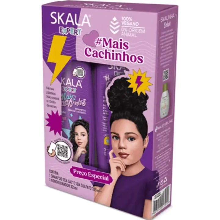 Shampoo y Acondicionador Skala Mais Cachinhos