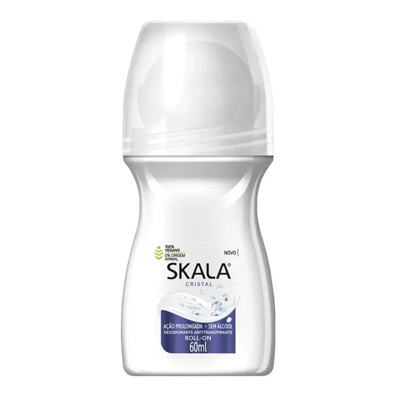 DESODORANTE SKALA ROLL ON 60ML CRISTAL