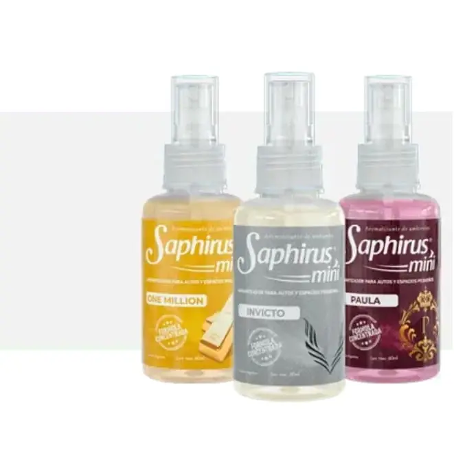 PERFUMADOR MINI CONCENTRADO PEQUEÑOS AMBIENTES , AUTO 60ML